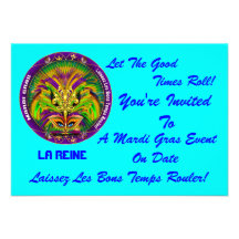 3.5" x 5" Landscape Party Time Creatives Custom Invites