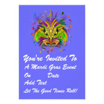 3.5" x 5" Portrait Party Time Creatives Personalized Announcement