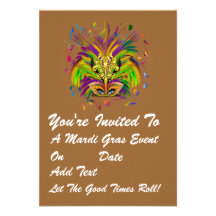 3.5" x 5" Portrait Party Time Creatives Personalized Announcements