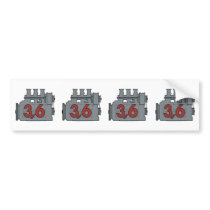 3,6 engine decal