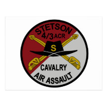 3 Air Cavalry Regiment Postcard