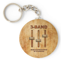 3-band equalizer (grunge version) keychain