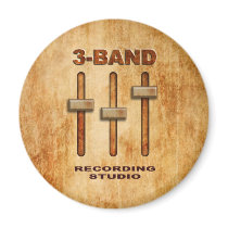 3-band equalizer (grunge version) fridge magnet