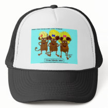 3 Blonde Mice Funny Tees Mugs Cards & Gifts Mesh Hats
