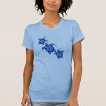 3 Blue Honu Turtles Shirts