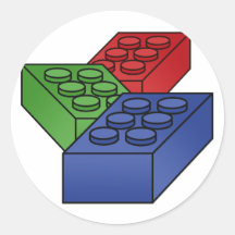 3 Building Blocks Sticker