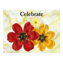 3 Celebrate Post Cards