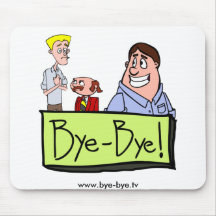3 Characters - Bye-Bye! Mouse Pad