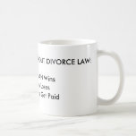 3 CHOSES À SAVOIR LA LOI DE DIVORCE : 1. La FEMME… Tasse