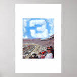 3 cloud tribute to Dale Print