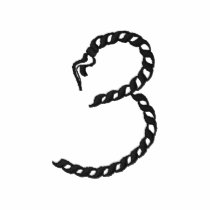 "3" corde numéro 2,5" chemises brodées