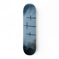 3 cross skateboard decks