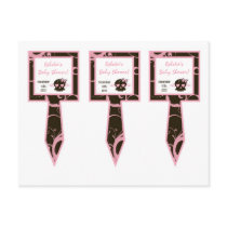 3 Cup Cake Picks Girl Pink Punk Rock Skull Flame