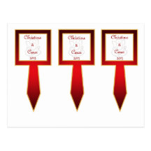 3 Cup Cake Picks Lord Ganesha/Hindu Red Spiritual Post Card