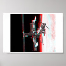 3-D NASA International Space Station Posters