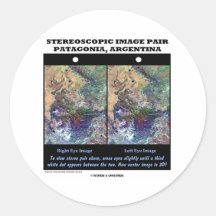 3-D Patagonia, Argentina Sticker