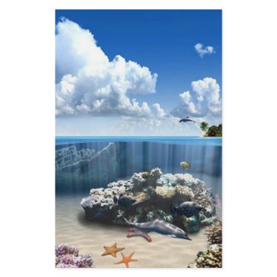3-D Underwater Customized Stationery by YourStore