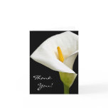 3 Elegant Cala Lily -Thank  You Card