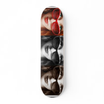 3 faces skateboard