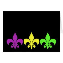 3 Fleur de Lis Cards