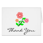 3 Flowers Greeting Cards