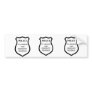3 for 1: Police: To Harass and Generate Revenue Bumper Stickers