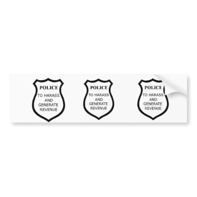 3 for 1: Police: To Harass and Generate Revenue Bumper Stickers by OpenCarryNH