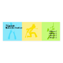 3 Guitarists - Skinny business cards