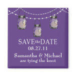 3 Hanging Mason Jars - SAVE THE DATE