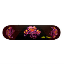3 Hearts Angel Wings Happy Valentine's Day sign Custom Skateboard
