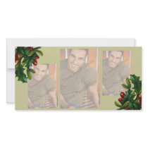 3 image Christmas Photo Cards