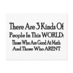 3 Kinds Of People Postcard