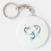 3 Kokopelli #14 Keychains