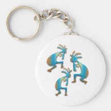 3 Kokopelli #21 Key Chains