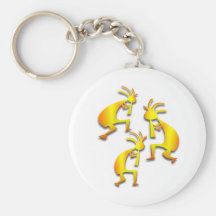 3 Kokopelli #5 Key Chains