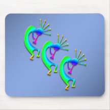 3 Kokopelli #86 Mouse Pads