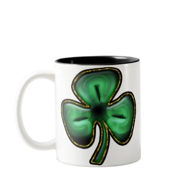 3 Leaf Clover Mug by RespectTheSoul
