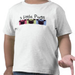 3 Little Pugs! Toddler's T-Shirts & Baby's Tees