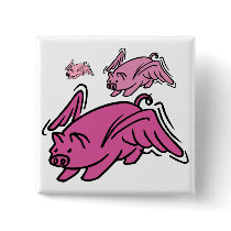 3 Pigs Flying Button