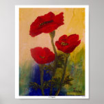 3 Poppies Print