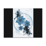 3 Pretty Flowers - Blue
