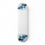 3 Pretty Flowers - Blue skateboards