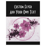 3 Pretty Flowers - Pink flyers