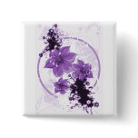 3 Pretty Flowers - Purple