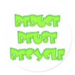 3 R´s ecology design! Stickers