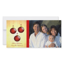 3 Red Ornaments