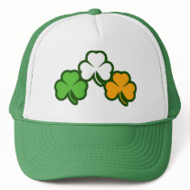 3 Shamrock Mesh Hat