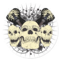 3 Skull Guitars stickers