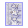 3 Snowmen - Postcard