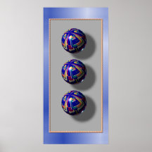 3 Spheres Poster